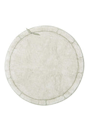 Washable Rug Bamboo Sensorial Leaf  - Bamboo