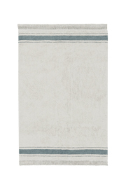 Washable Rug Plate Vintage Blue  - Little Chefs