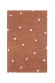Washable Rug Mini Dot Chestnut  - Mushroom hunt