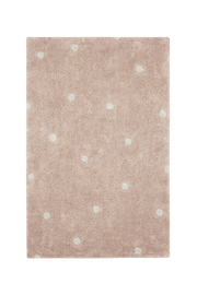 Washable Rug Mini Dot Rose  - Mushroom hunt