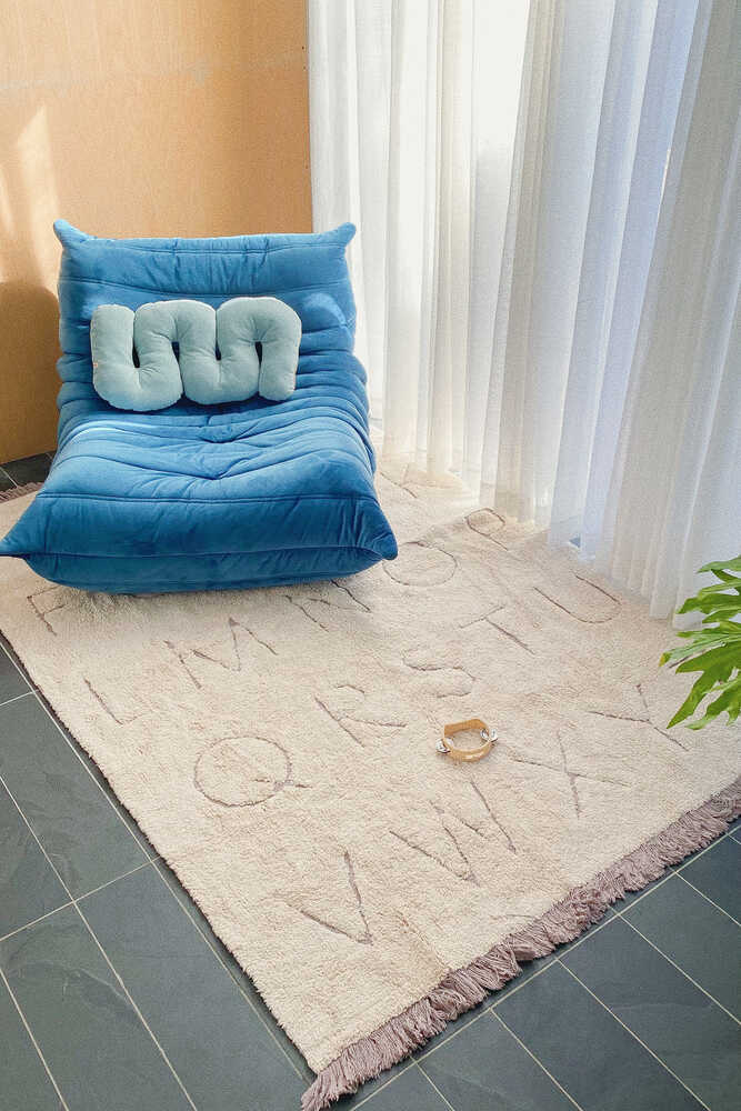 Rugcycled Washable Rug Abc  - RugCycled Collection