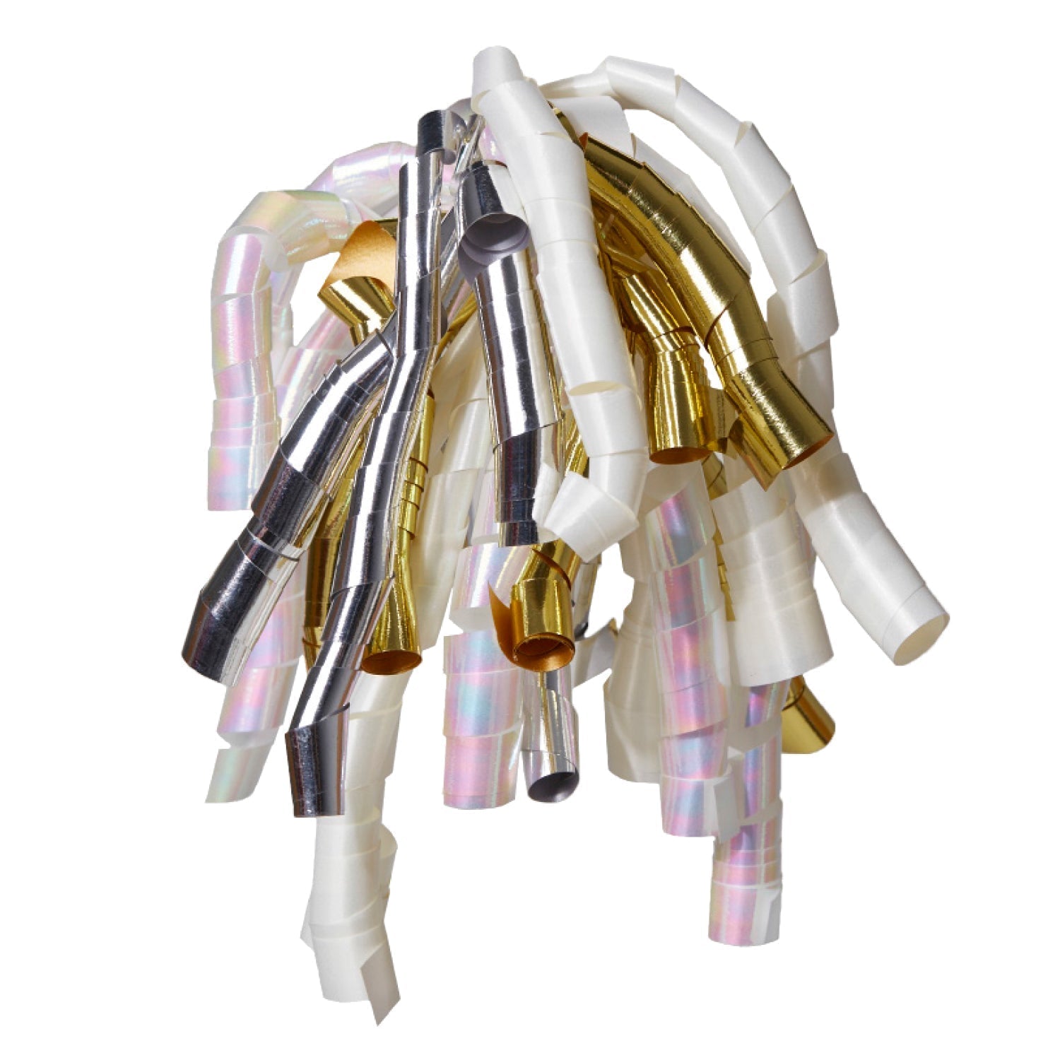All-Occasion Poly Metallic Curly Bow Bundle, 9-Count