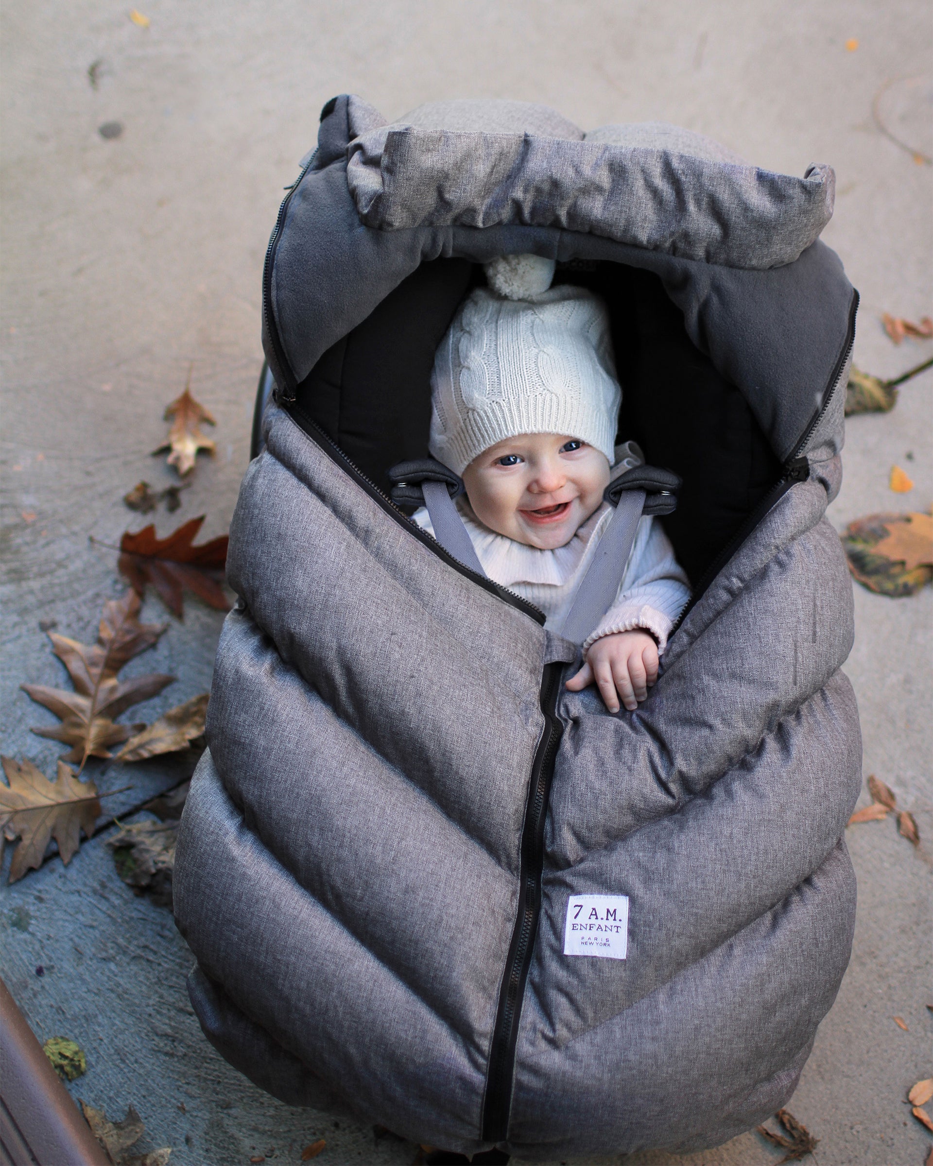 Cocoon Car Seat Cover - Heathers