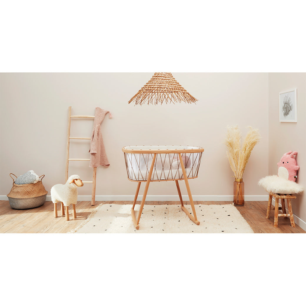 Charlie Crane KUMI Bassinet + Mattress Cribs