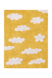 Washable Rug Clouds Mustard  - Clouds