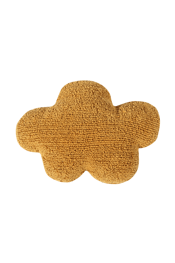 Cushion Cloud Mustard  - Clouds