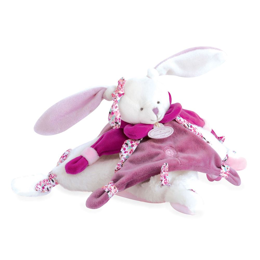 Doudou et Compagnie Cherry the Bunny Doudou blanket Plush Pal Plushies