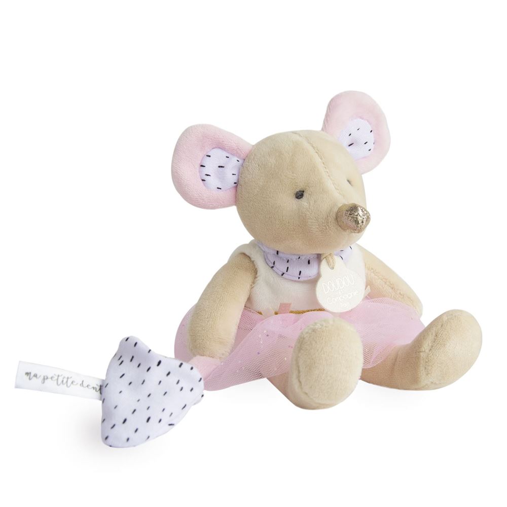 Doudou et Compagnie Tooth Fairy Friend Pink Suzie Mouse Tooth Fairy Friend