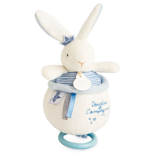 Doudou et Compagnie I’m a Sailor Bunny Musical Pull Toy Musical Pull Toys