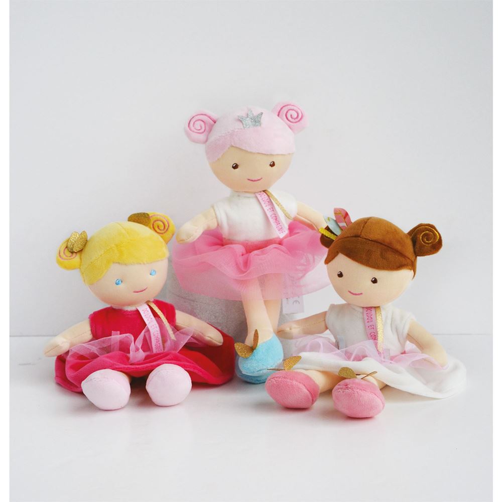 Doudou et Compagnie Princess Ombelline Soft Doll Dolls