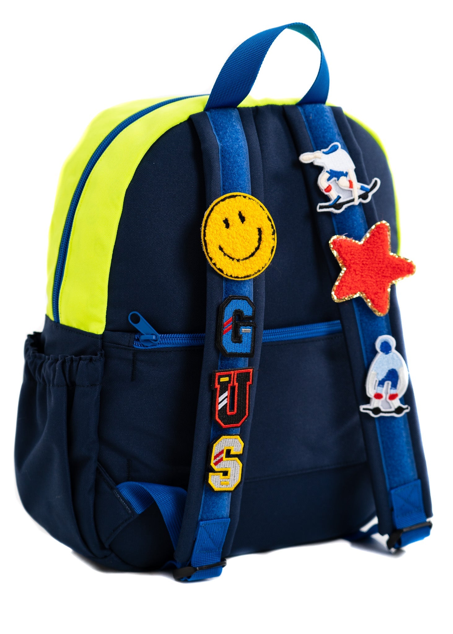Hook & Loop Sport Kids Backpack - Royal / Neon