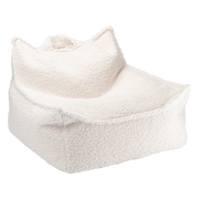 Cream White Beanbag Chair