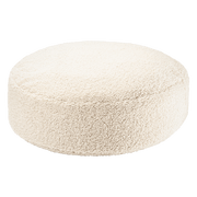 Cream White Ottoman