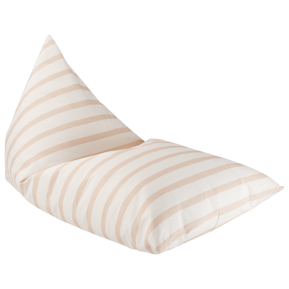 Beige Stripes Big Lounger