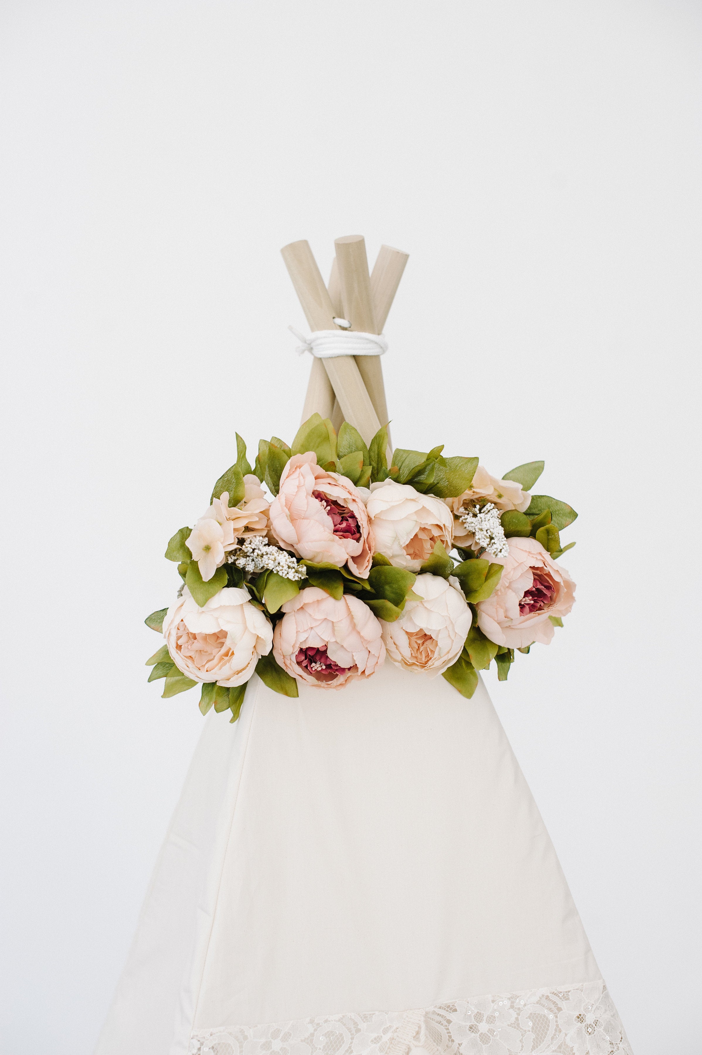 Blush Tones DELUXE Peony Floral Topper