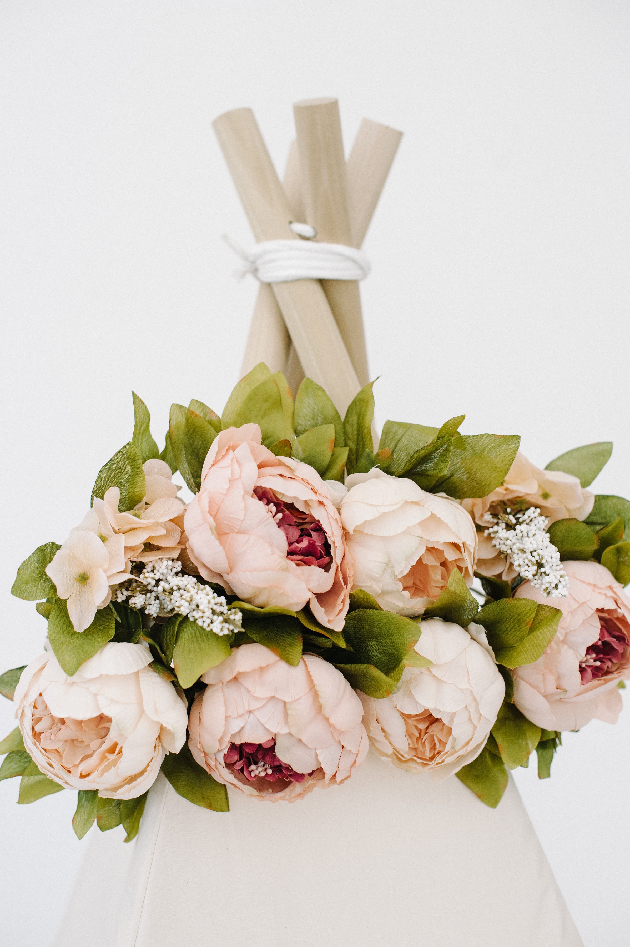 Blush Tones DELUXE Peony Floral Topper