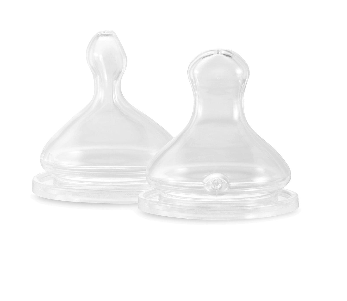 Set X 2 Teats Large Flow Transparent