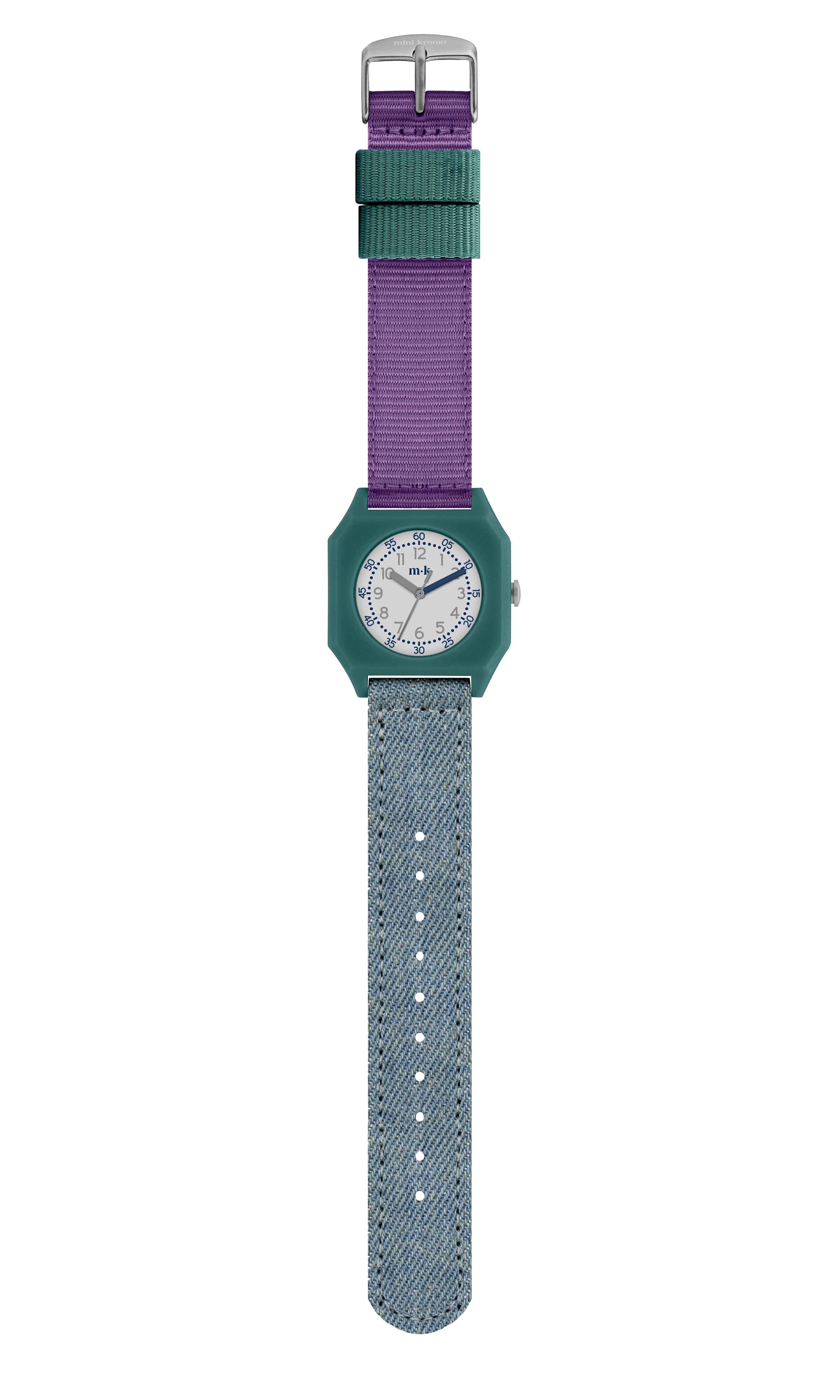 Mini Kyomo Emerald - Green & Purple Watch For Kids Watche