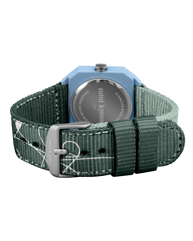 Mini Kyomo Eucalyptus Rain - Green & Blue Watch For Kids Watche
