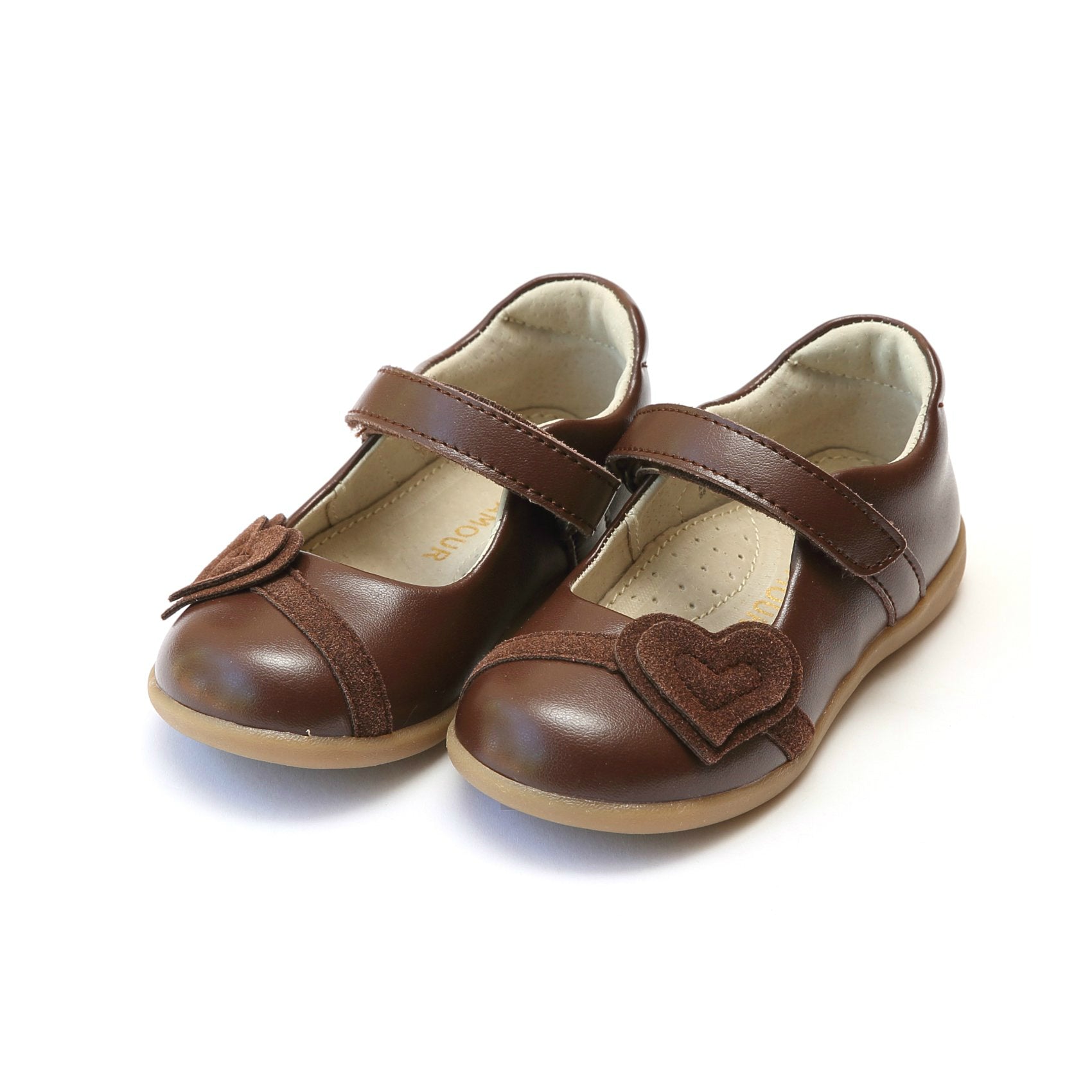 Mary Janes Leather Double Heart Sporty | Cora