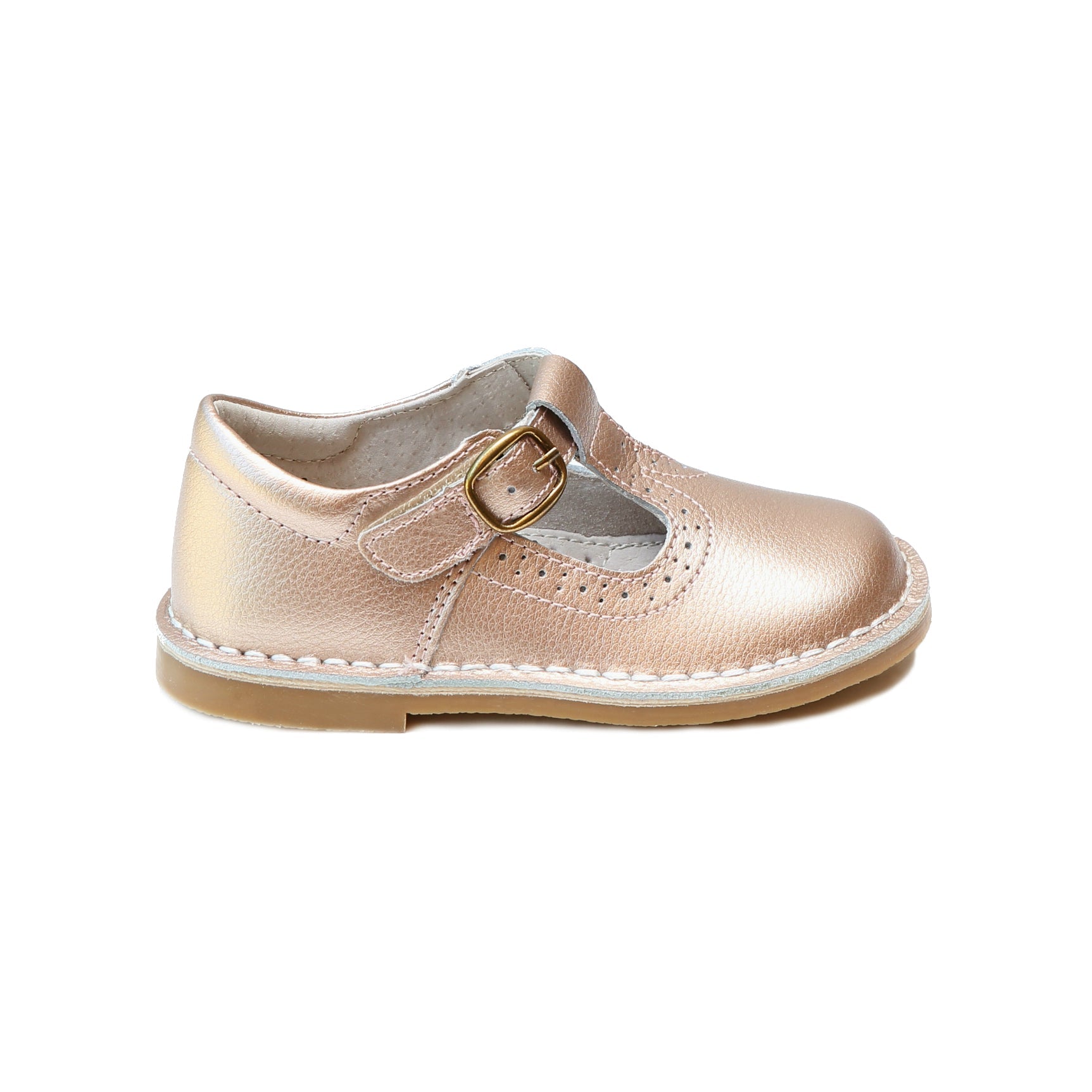 L'Amour Frances T-Strap Perforated Mary Jane Mary Janes