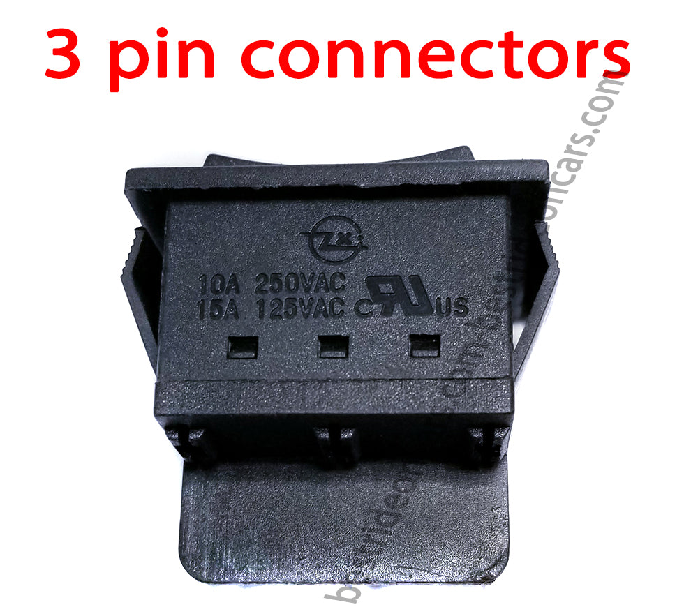 Best Ride On Cars Forward/Reverse/Stop 3 Pin Switch Accessories, Kids Ride On Car Replacement Parts - EasyTot