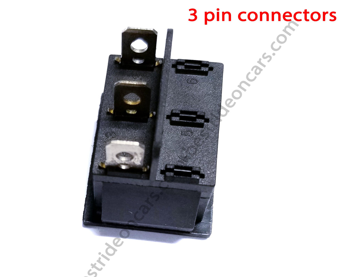 Best Ride On Cars Forward/Reverse/Stop 3 Pin Switch Accessories, Kids Ride On Car Replacement Parts - EasyTot