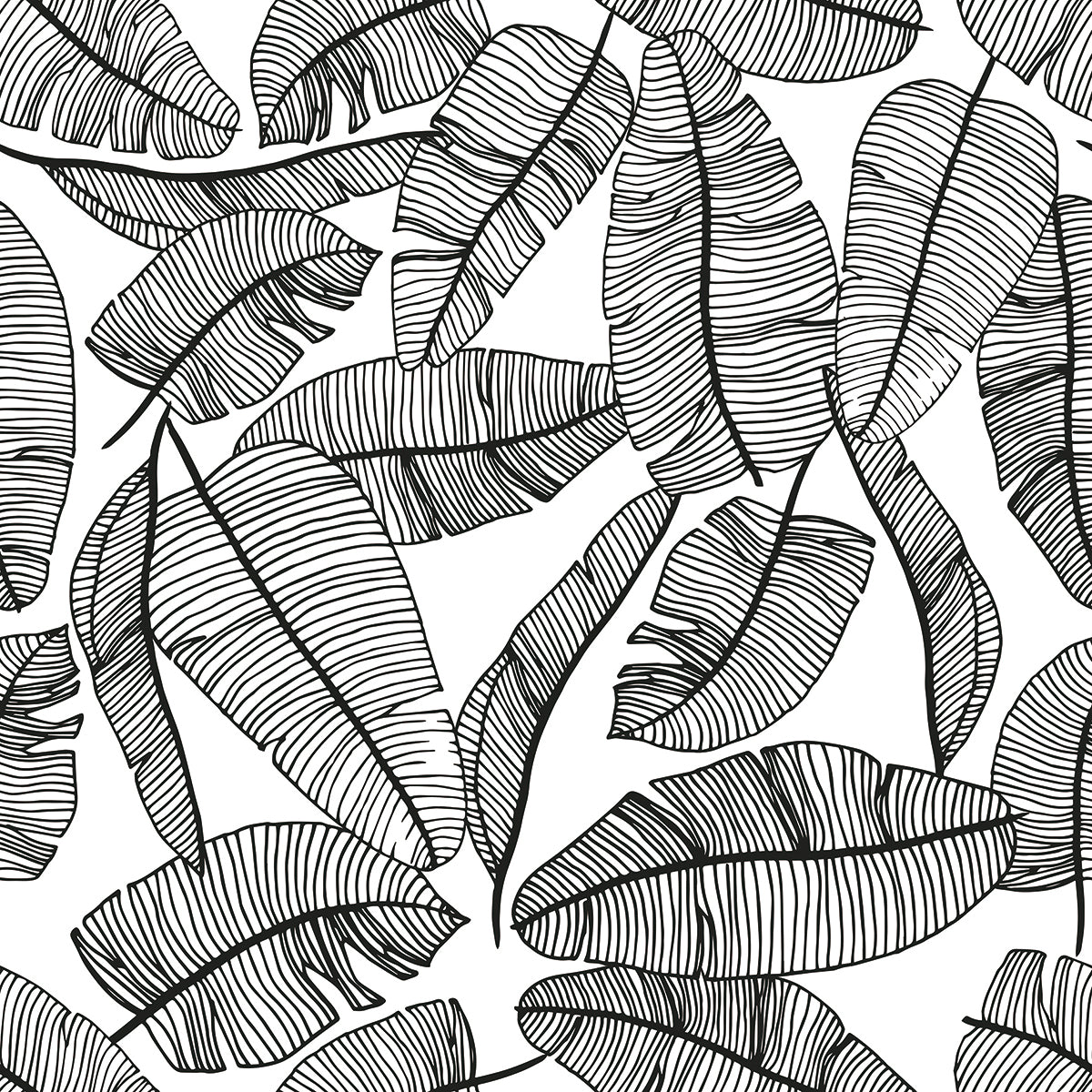 Lilipinso Wallpaper (50 Cm X 10 M) - Tropical Leaves