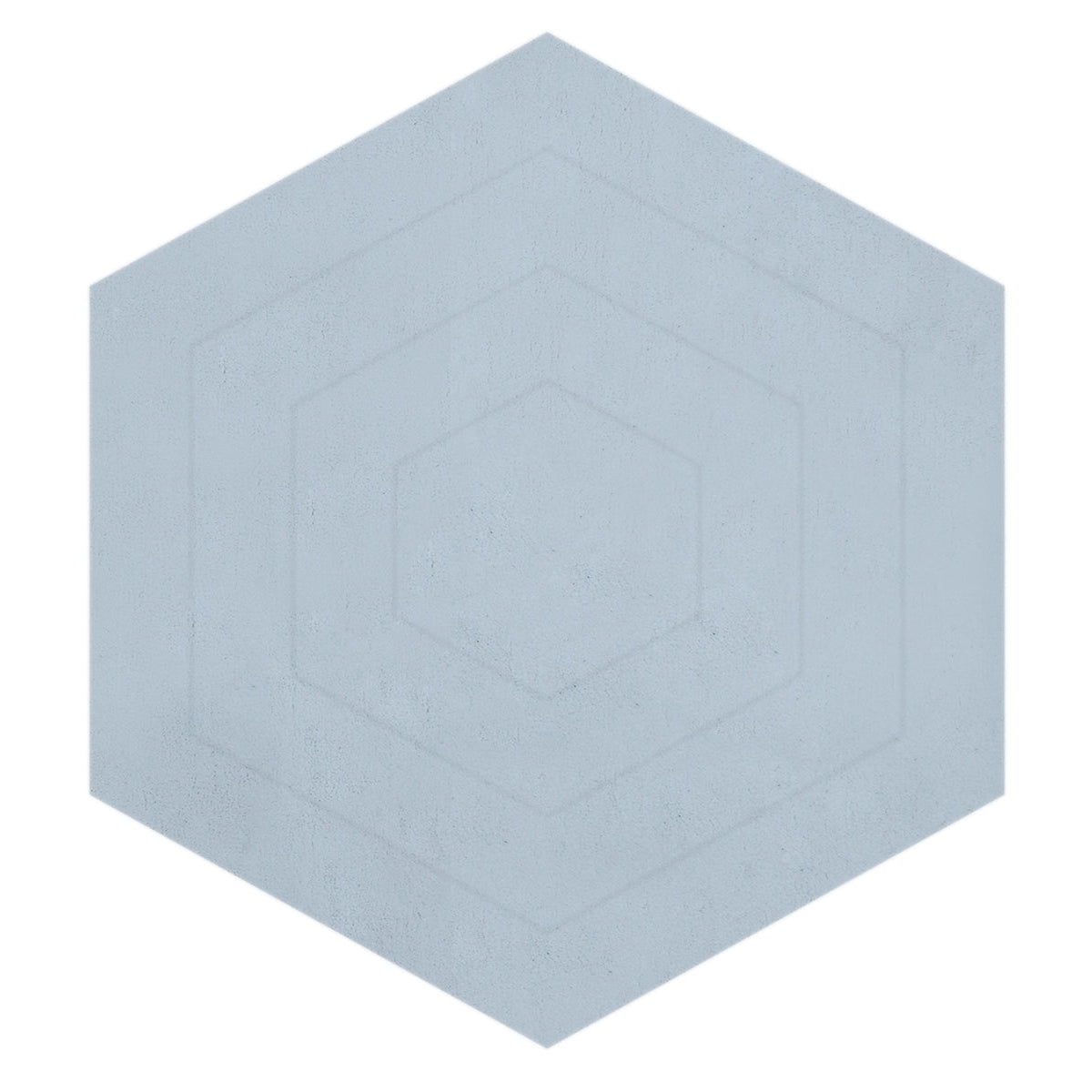 Lilipinso Cotton Rug (100 X 90 Cm) - Hexagonal (Celestial Blue)