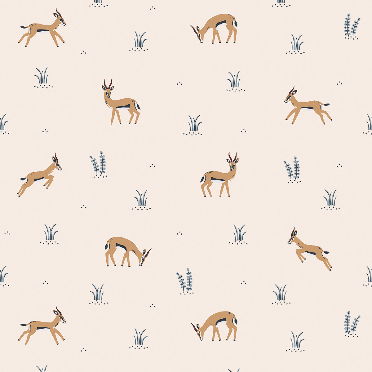 Lilipinso Wallpaper (50 Cm X 10 M) - Gazelles' Play