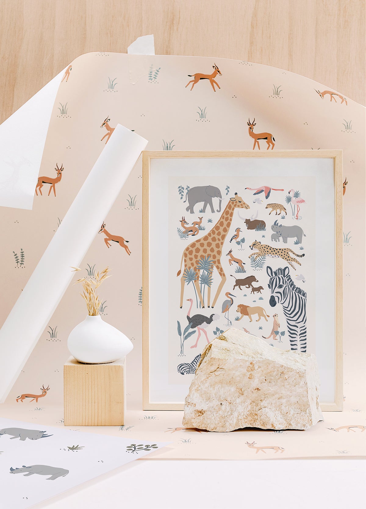 Lilipinso Wallpaper (50 Cm X 10 M) - Gazelles' Play