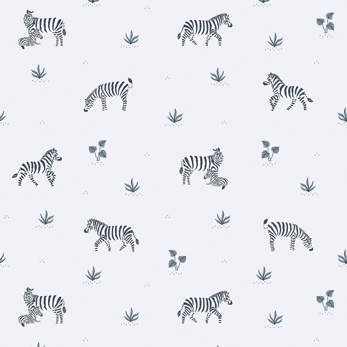 Lilipinso Wallpaper (50 Cm X 10 M) - Zebras Panorama