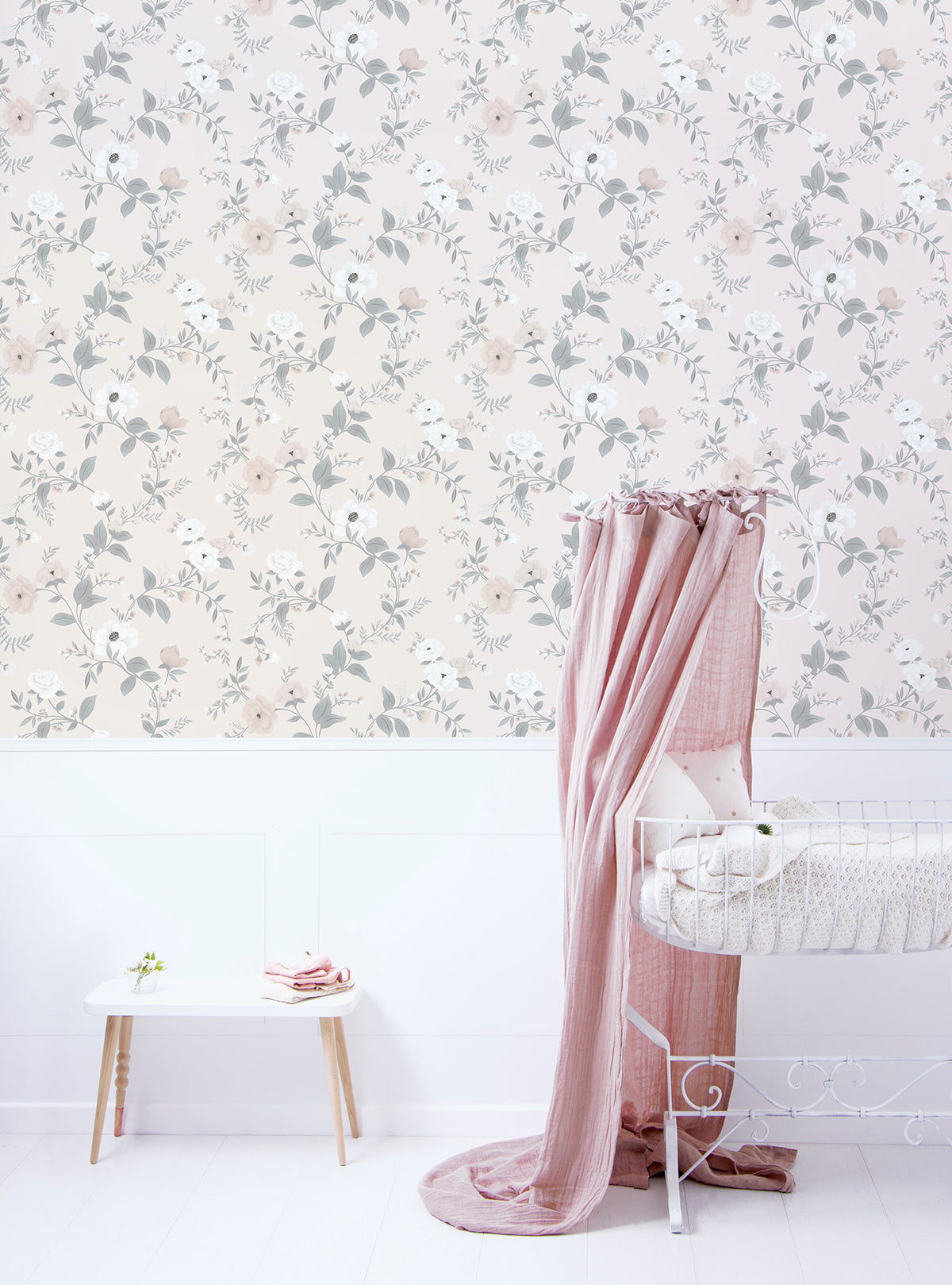Lilipinso Wallpaper (50 Cm X 10 M) - Symphony Of Roses (Pink)