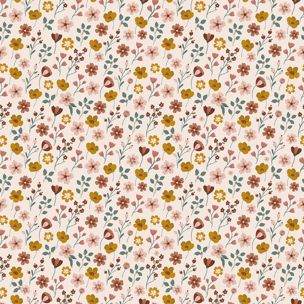 Lilipinso Wallpaper (50 Cm X 10 M) - Tiny Flowers