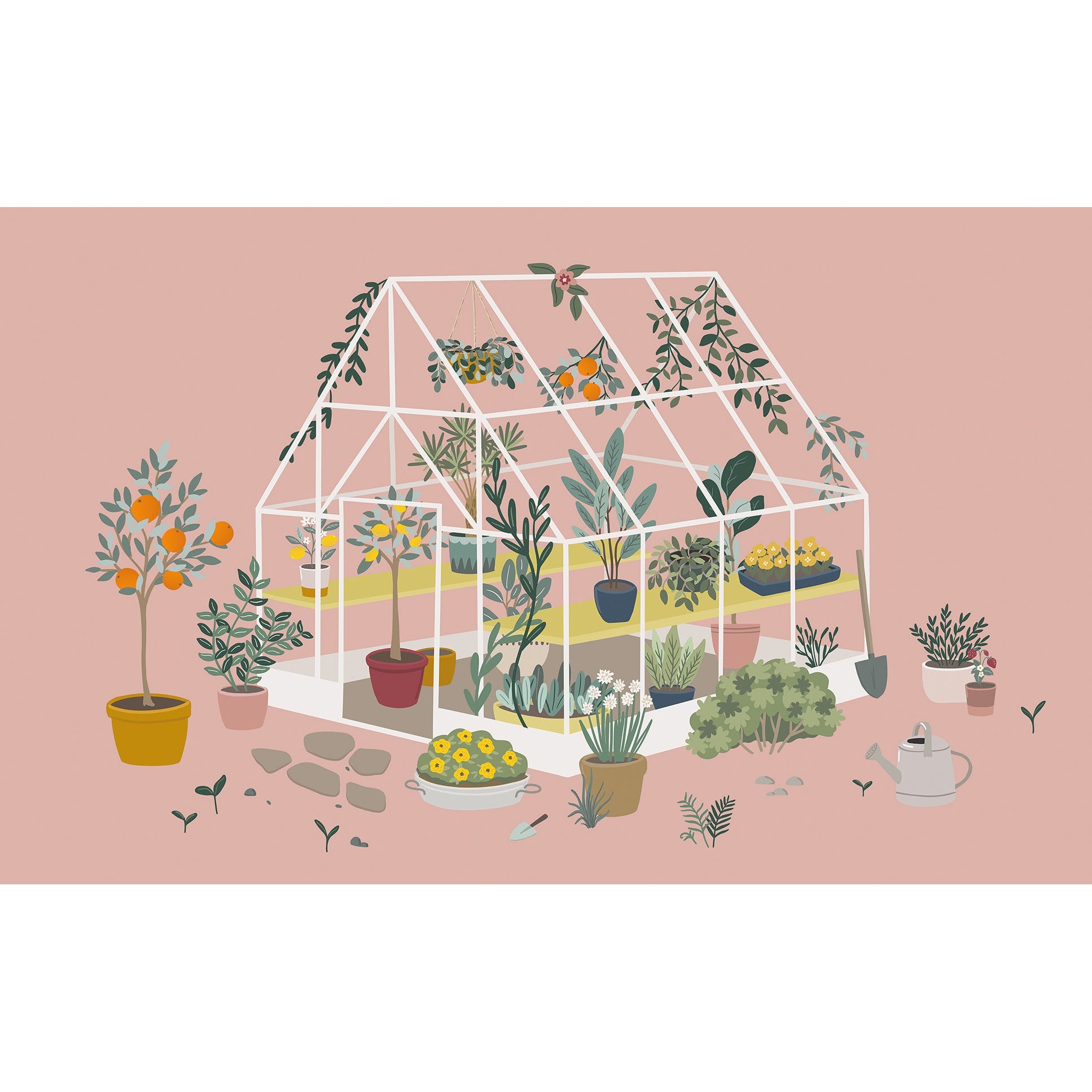 Lilipinso Wallpaper Mural - The Green House