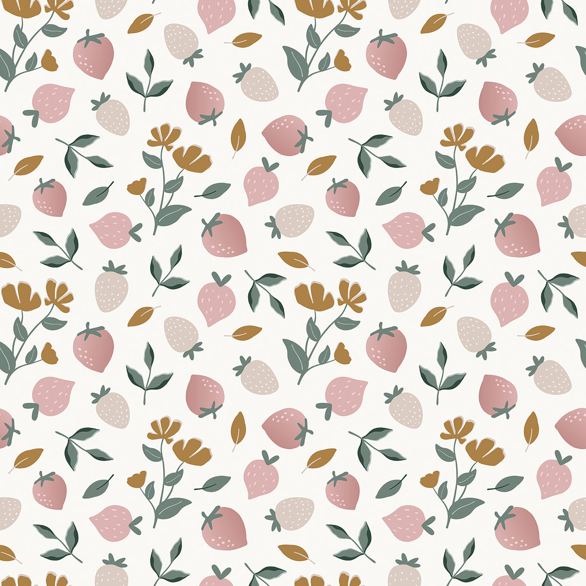 Lilipinso Wallpaper (50 Cm X 10 M) - Strawberry Fields