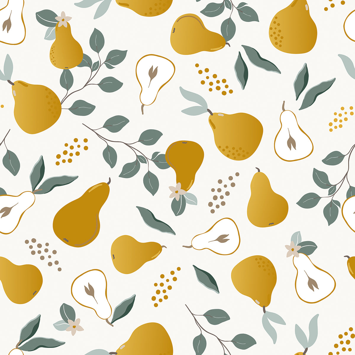 Lilipinso Wallpaper (50 Cm X 10 M) - Pretty Pears