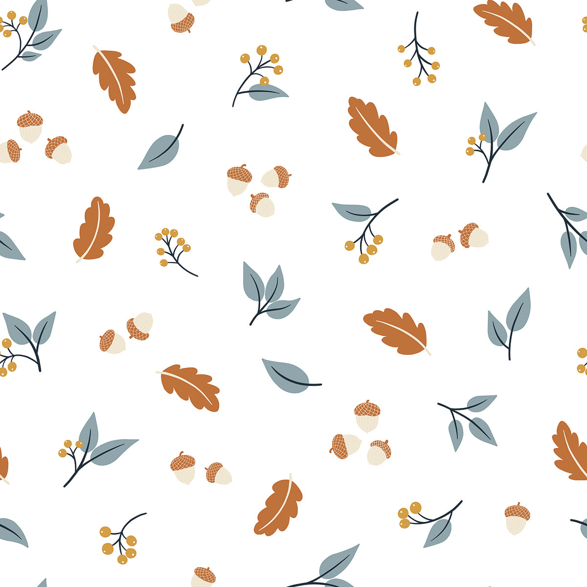 Lilipinso Wallpaper (50 Cm X 10 M) - Autumnal Breeze (Curry)