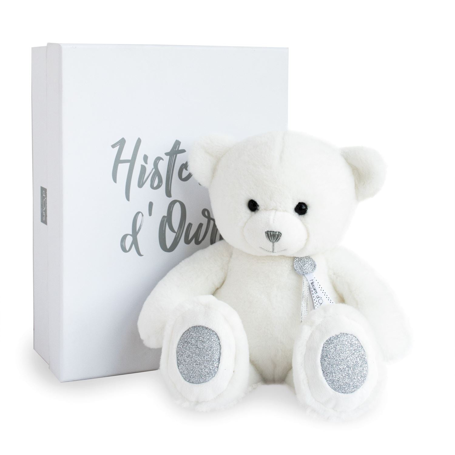 Doudou et Compagnie Histoire D'ours Teddy Bear Charms White Teddy Bear Charms