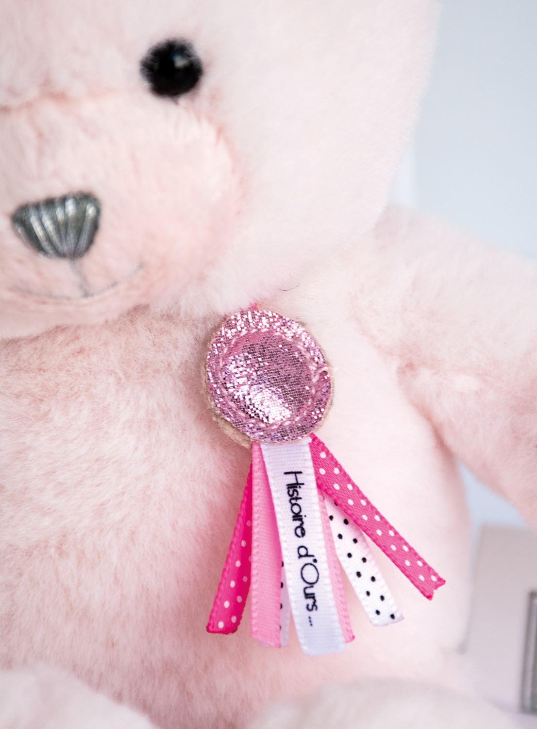 Doudou et Compagnie Histoire D'ours Teddy Bear Charms Pink Teddy Bear Charms