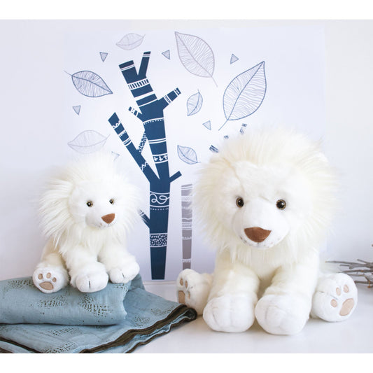 Doudou et Compagnie Histoire D’ours Snow Lion Plush Plushies