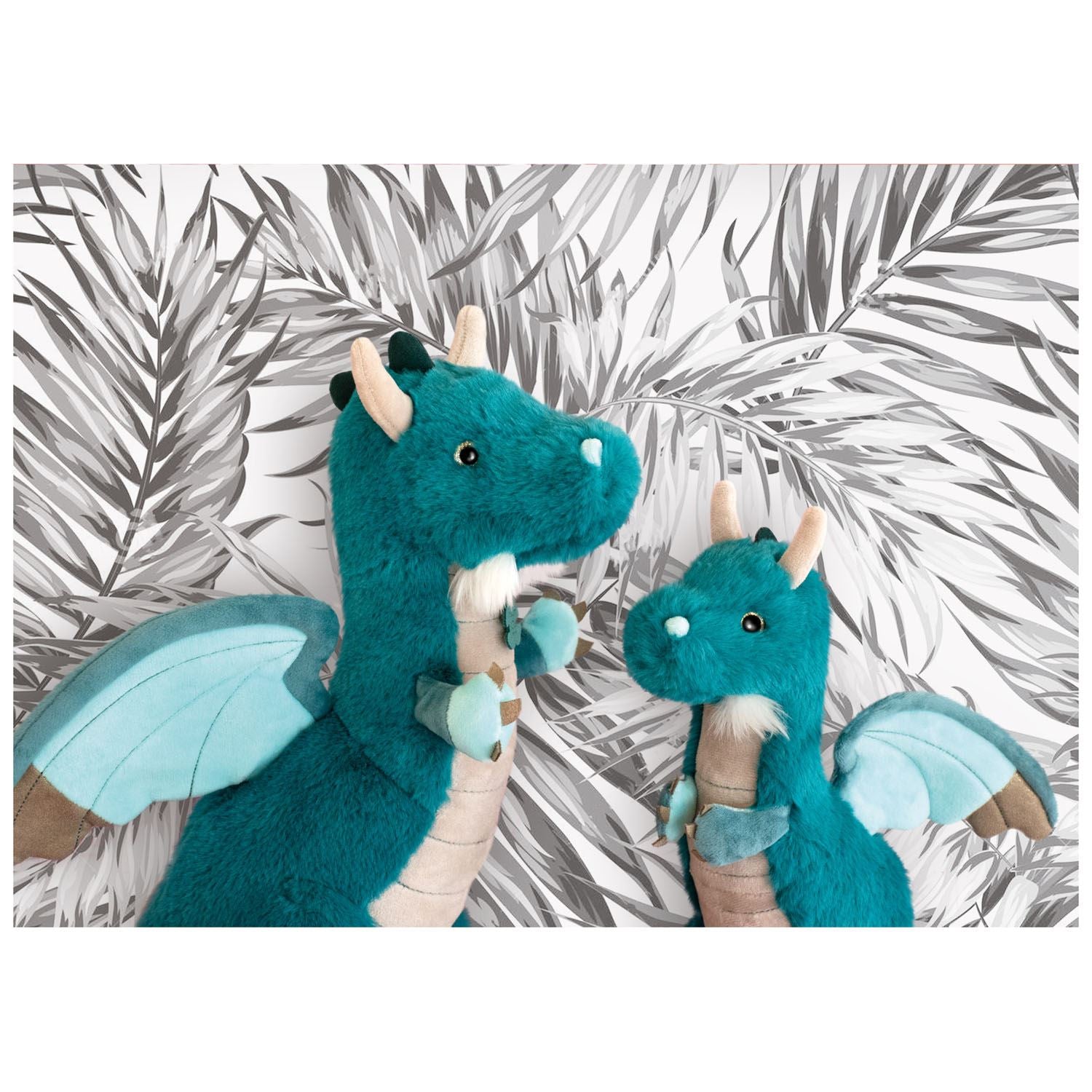 Doudou et Compagnie Histoire D’ours Emerald Dragon Plush Plushies