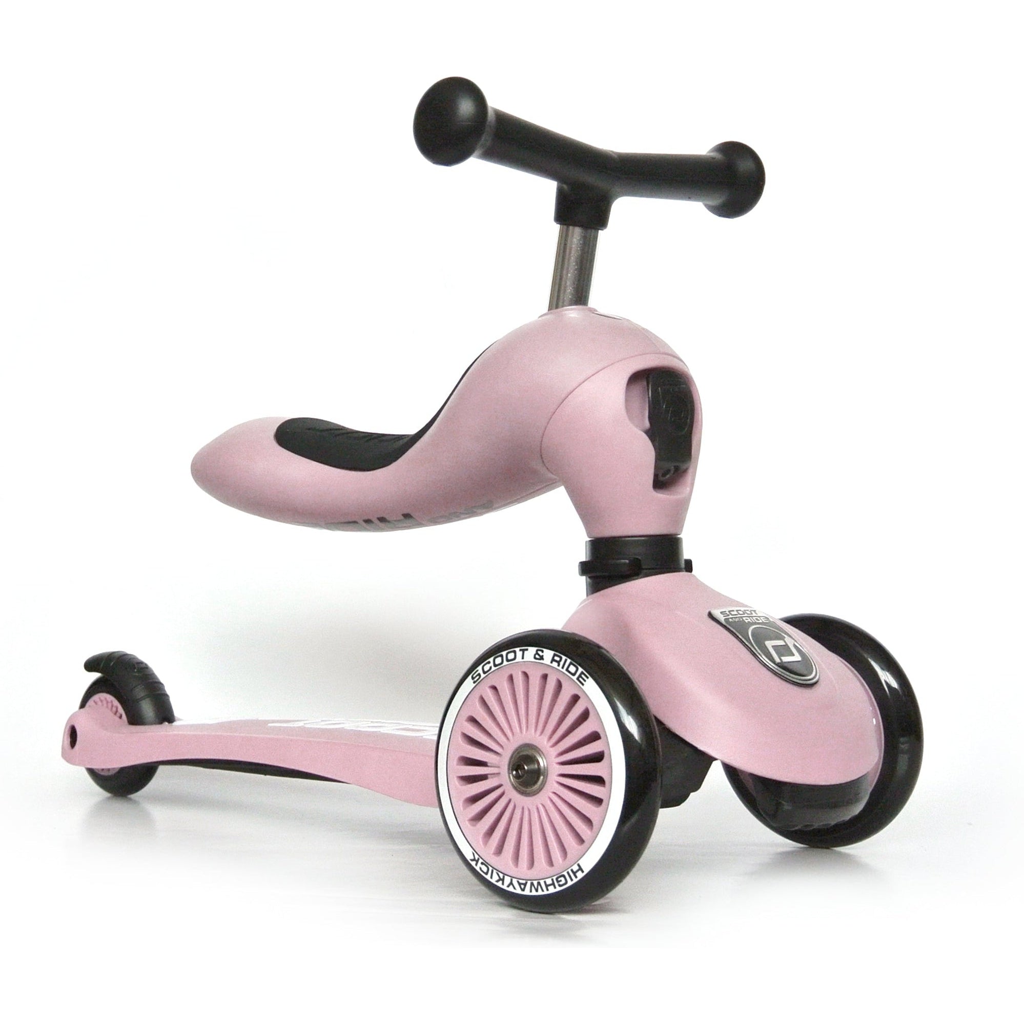 Scoot and Ride Highway Kick 1 - 3 Wheel Seated or Standing Scooter for Toddlers Scooters