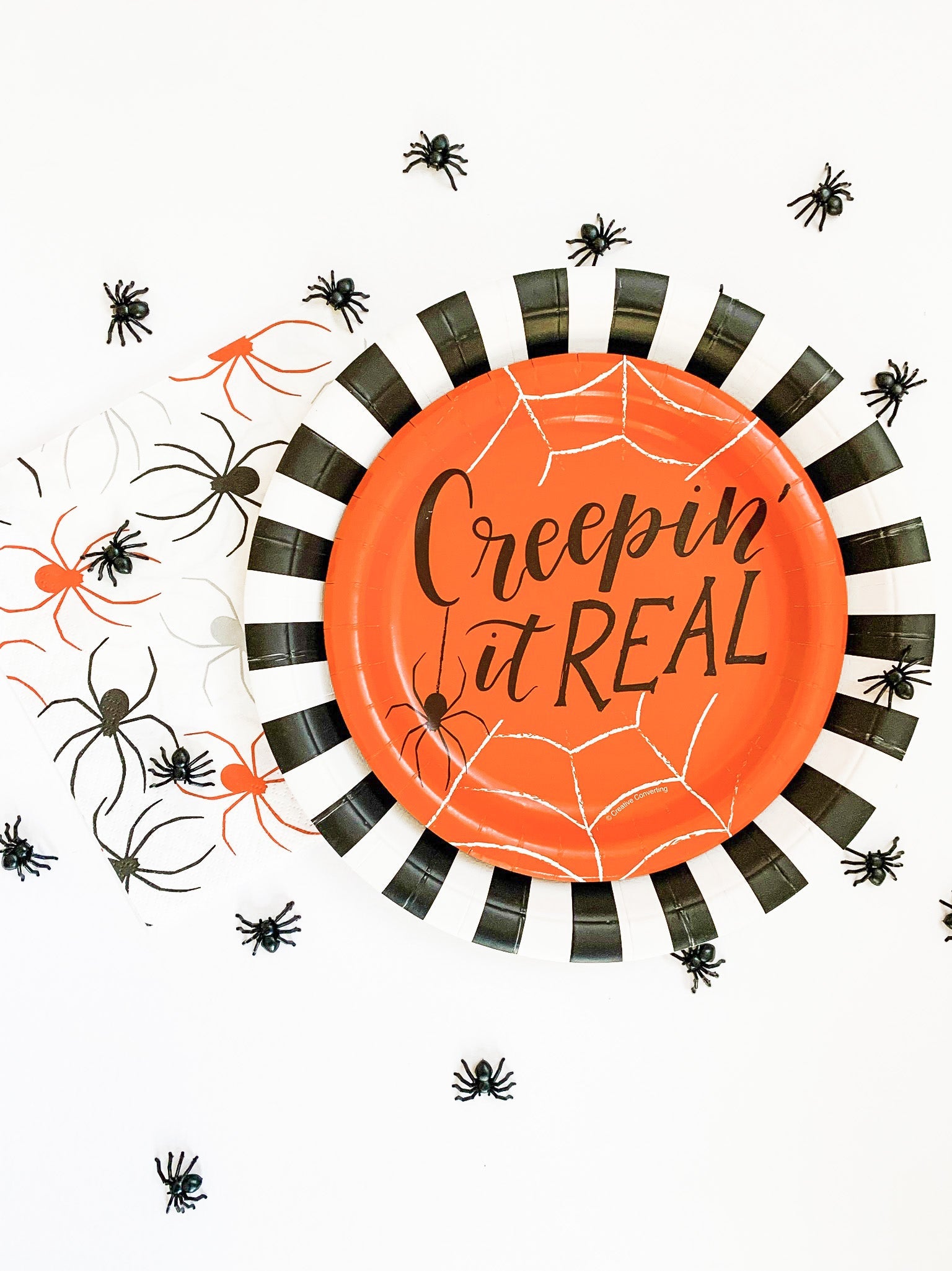 Sprinkles & Confetti | Party Boxes & Party Supplies Creepin It Real Halloween Plate by Sprinkles & Confetti | Party Boxes & Party Supplies