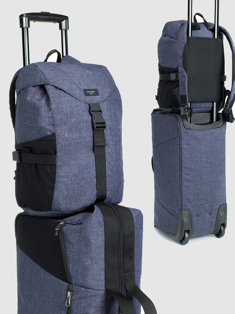 Storksak Unisex Eco Backpack Navy Backpacks