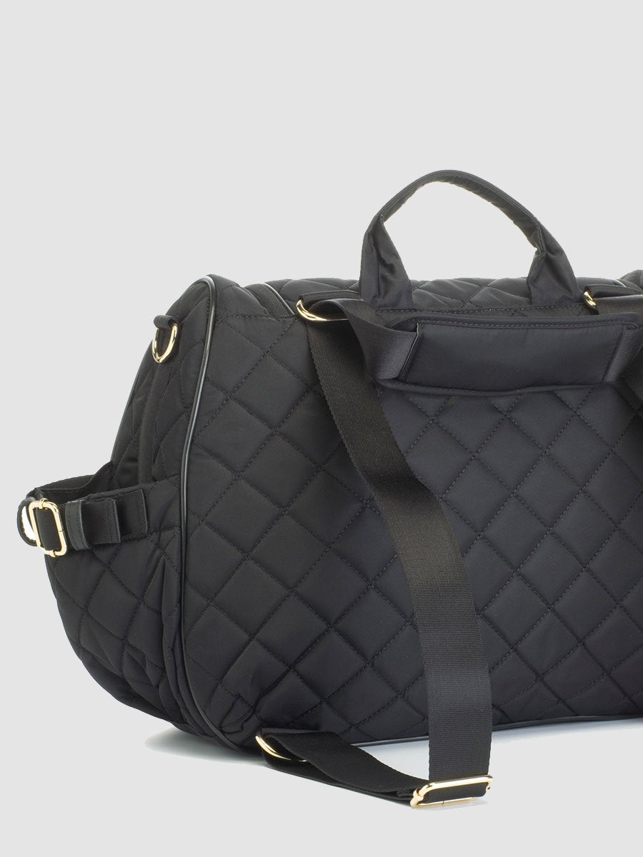 Storksak Poppy Quilt Black Shoulder Diaper Bag Shoulder Bags