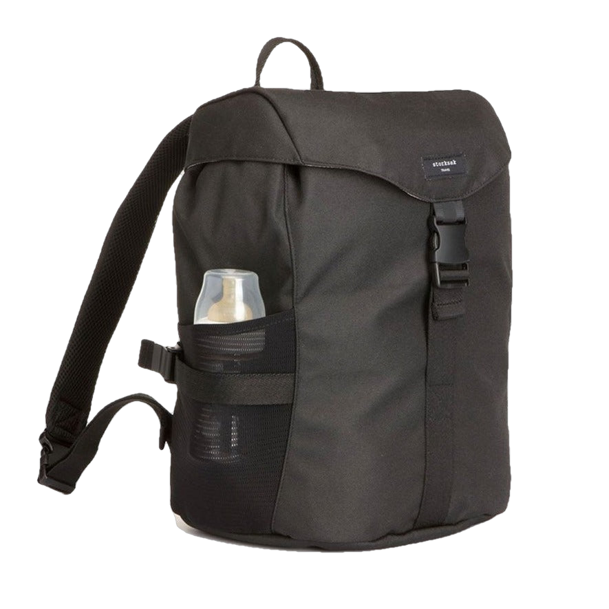 Storksak Unisex Eco Backpack Black Backpacks