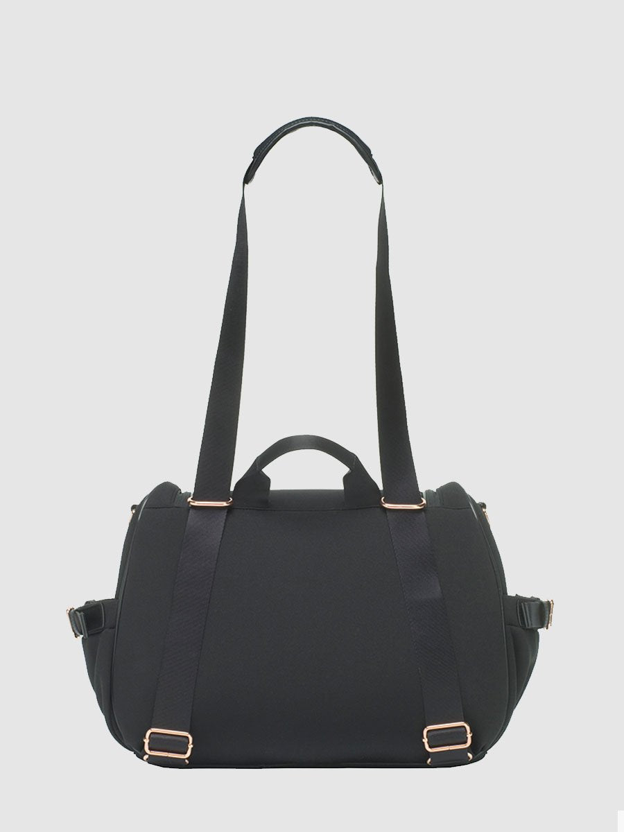 Storksak Poppy Luxe Black Shoulder Bag Shoulder Bags