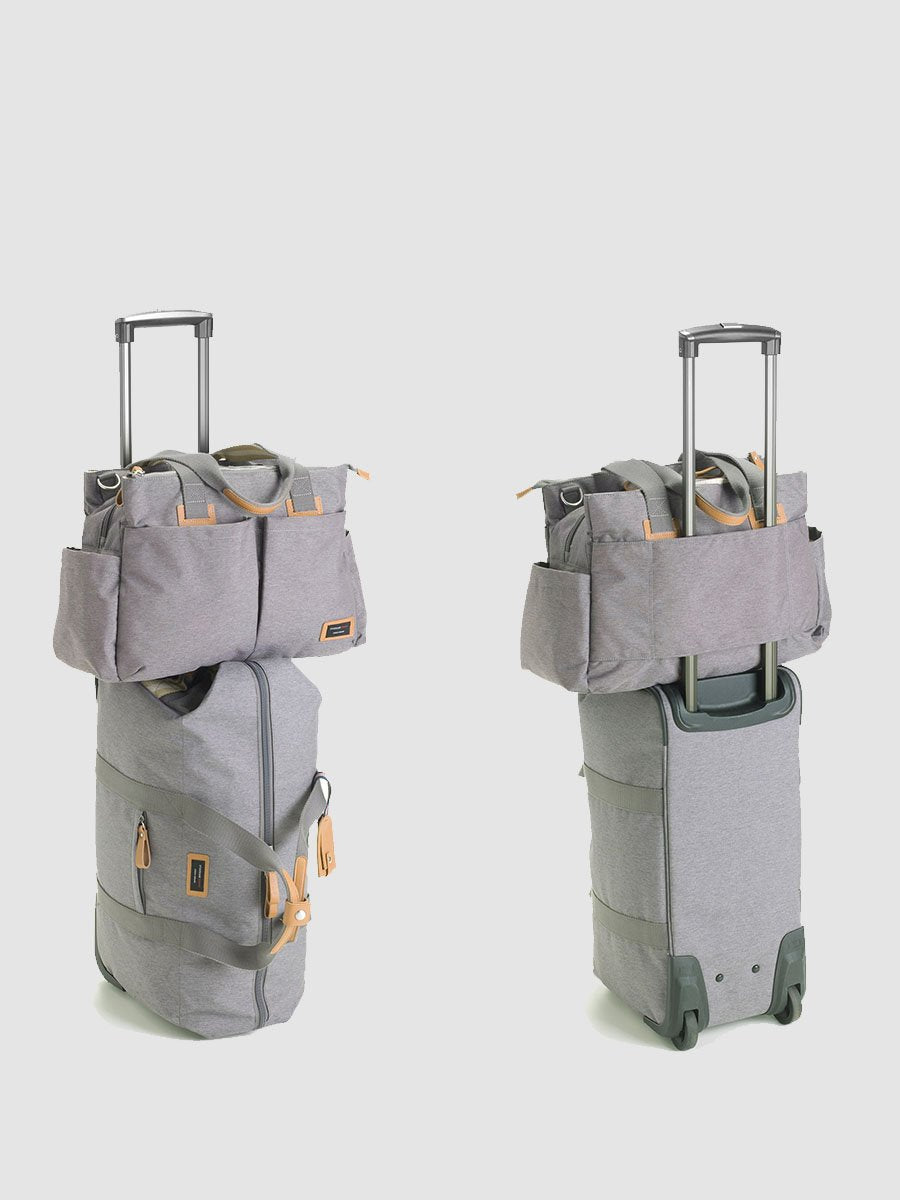 Storksak Eco Shoulder Bag Grey Shoulder Bags
