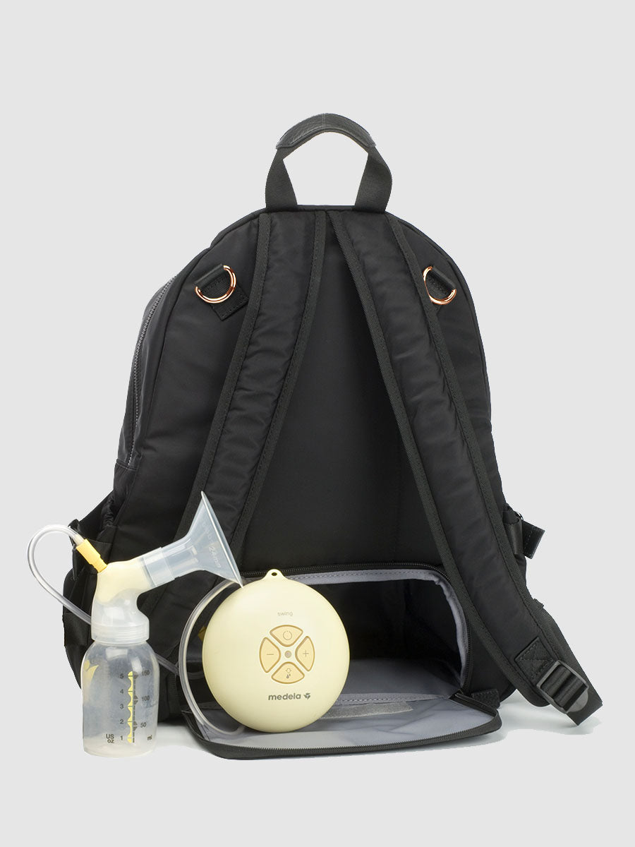 Storksak Hero Quilt Black Backpack Backpacks